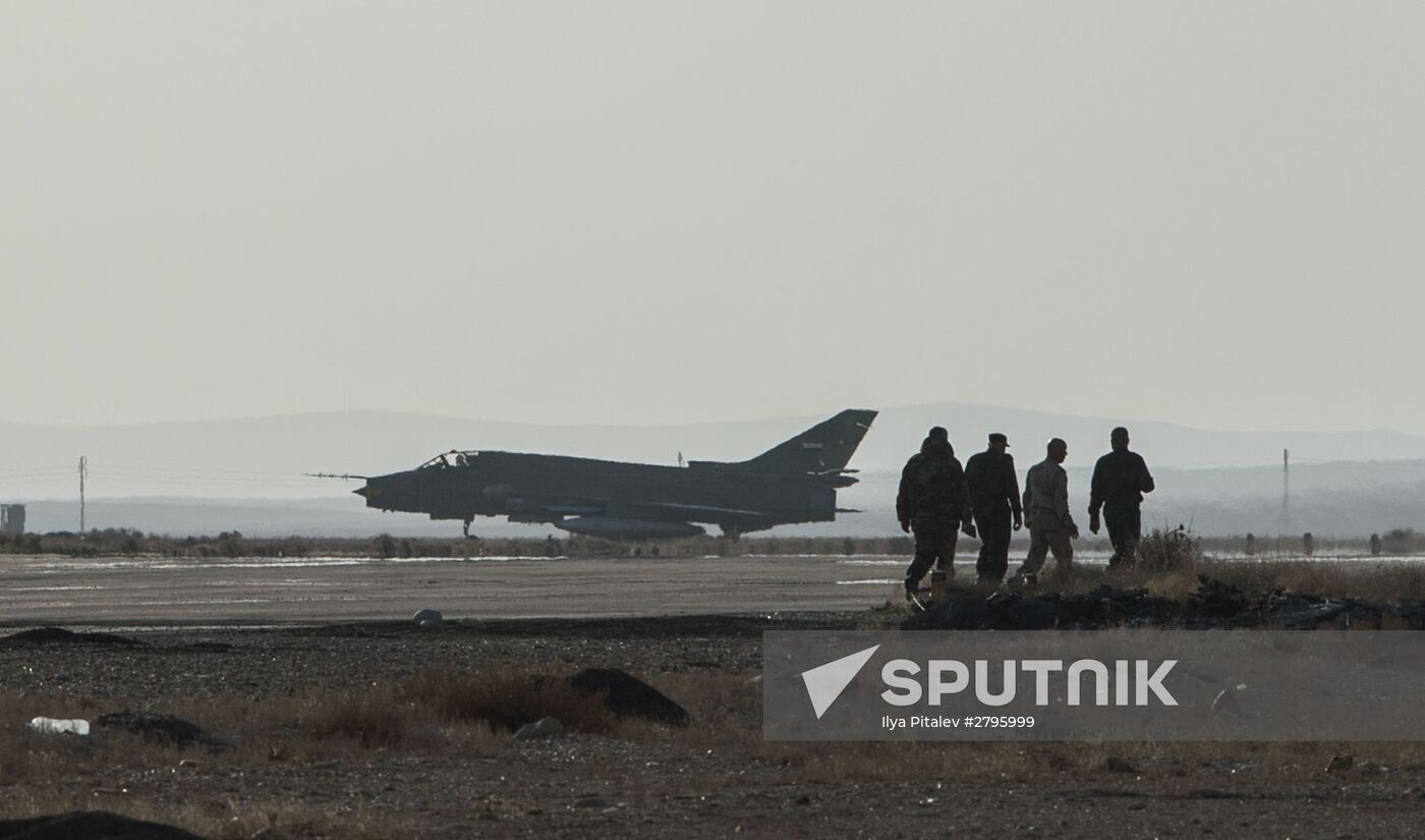 Syrian Air Force base in Homs province