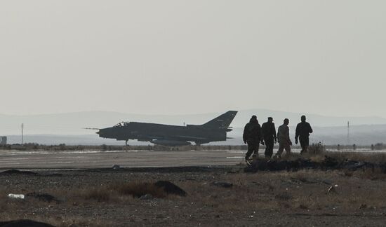 Syrian Air Force base in Homs province