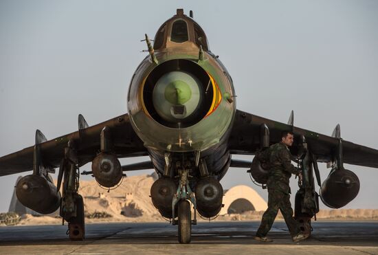 Syrian Air Force base in Homs province