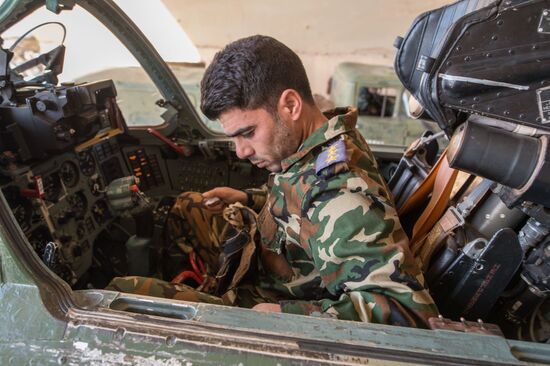 Syrian Air Force base in Homs province