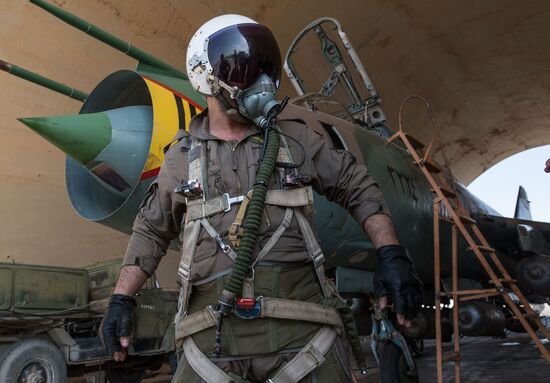 Syrian Air Force base in Homs province