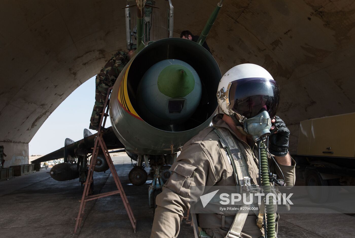 Syrian Air Force base in Homs province