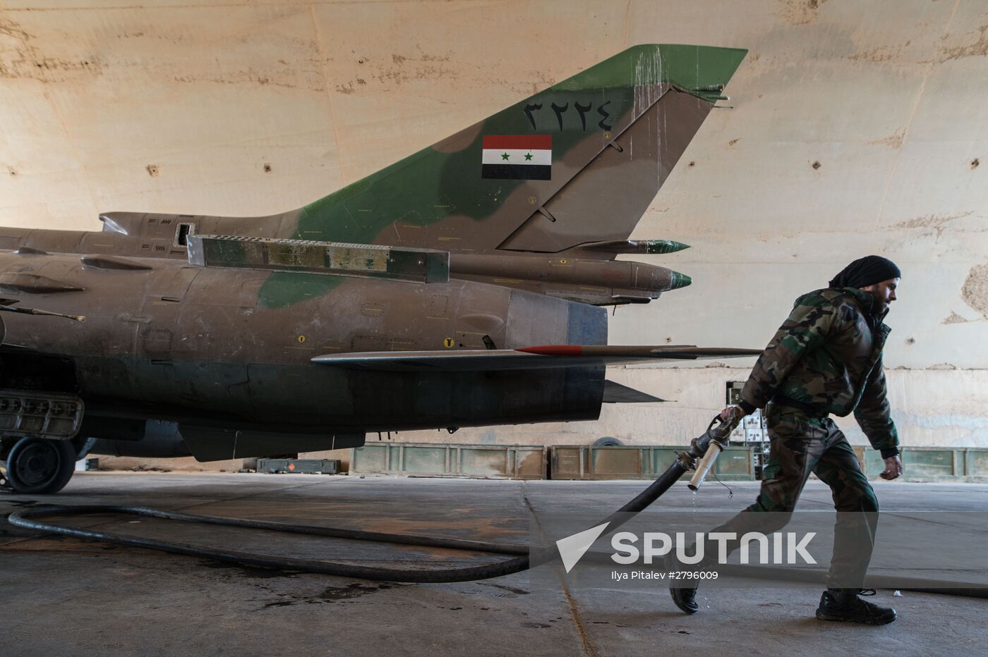 Syrian Air Force base in Homs province