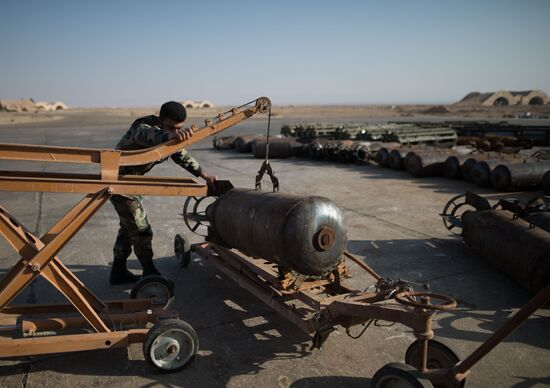 Syrian Air Force base in Homs province