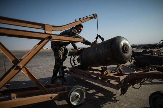 Syrian Air Force base in Homs province