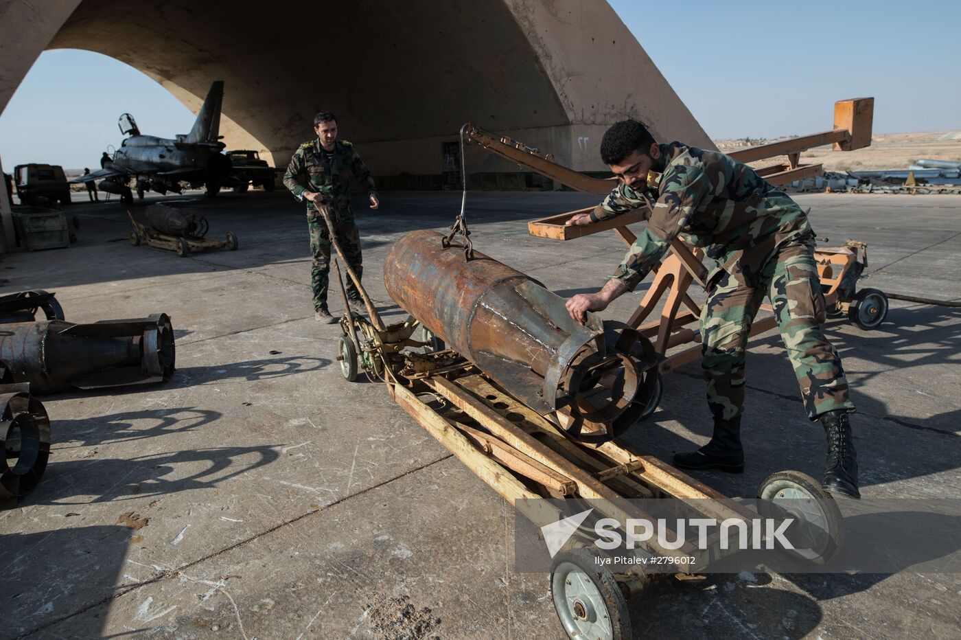 Syrian Air Force base in Homs province