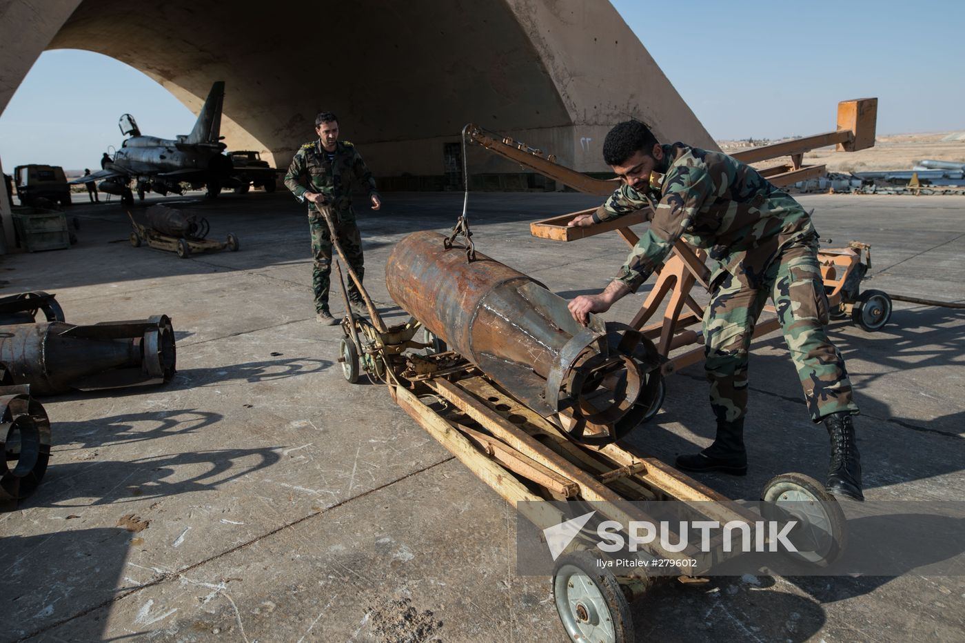 Syrian Air Force base in Homs province