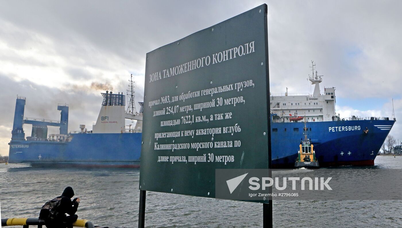 Baltiysk-Sassnitz ferry line opening