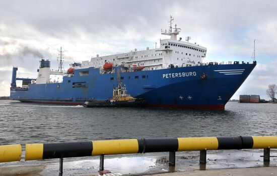Baltiysk-Sassnitz ferry line opening
