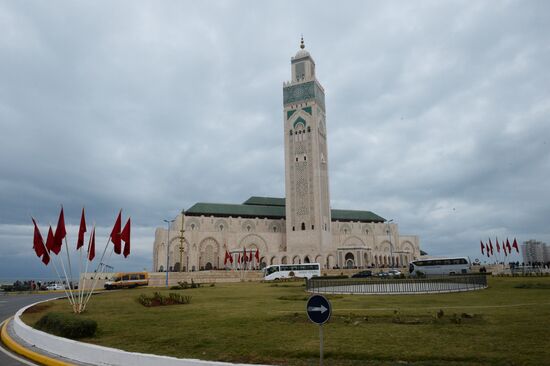 Casablanca's mosque of Hasan II