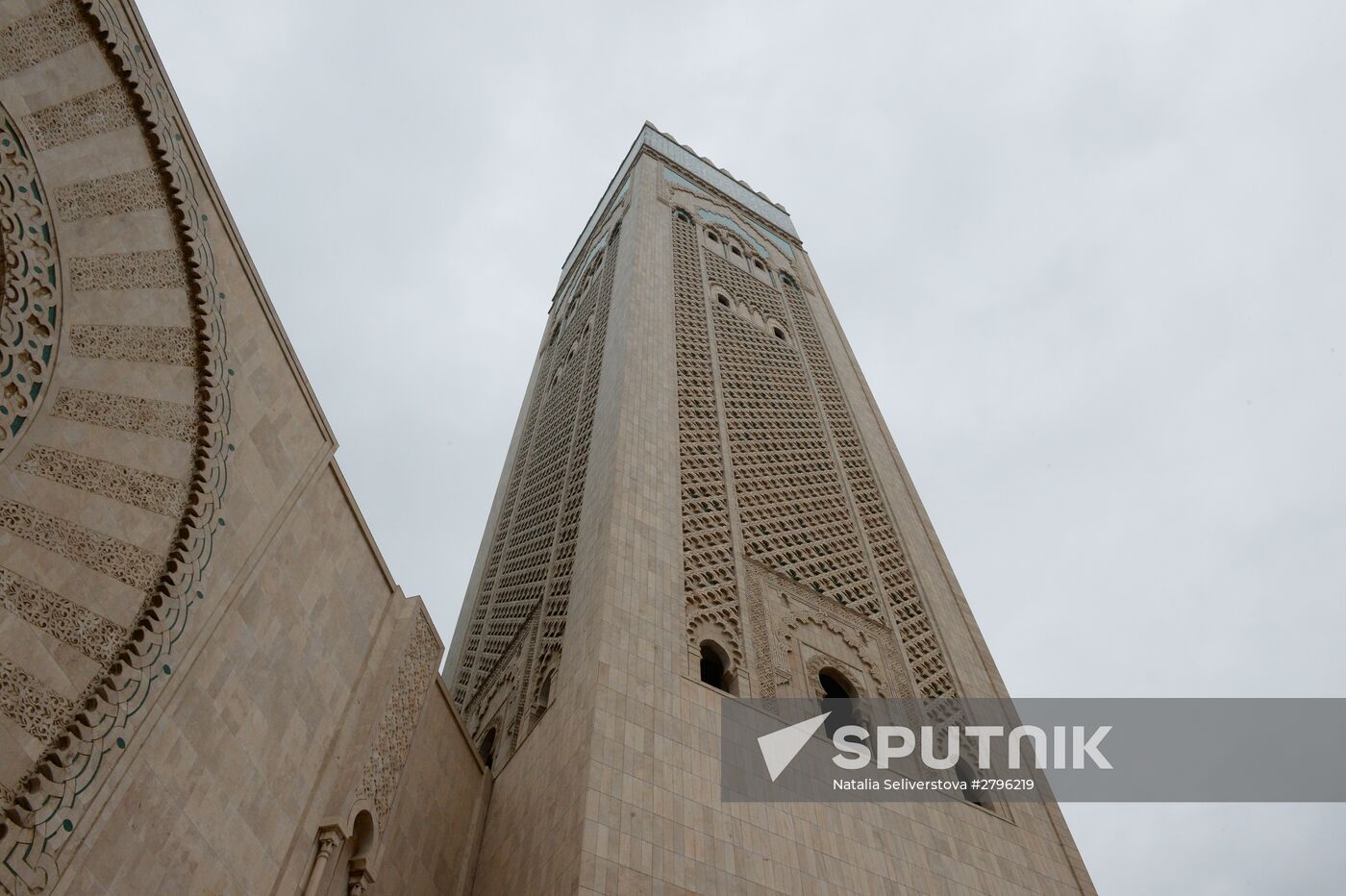 Mosque of Hasan II in Casablanca