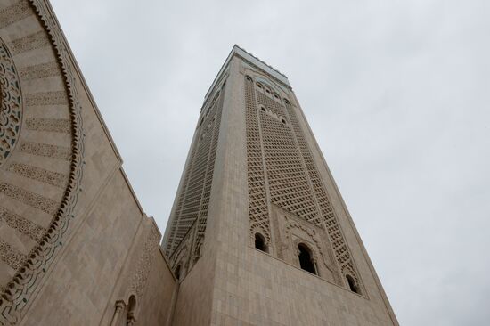 Mosque of Hasan II in Casablanca