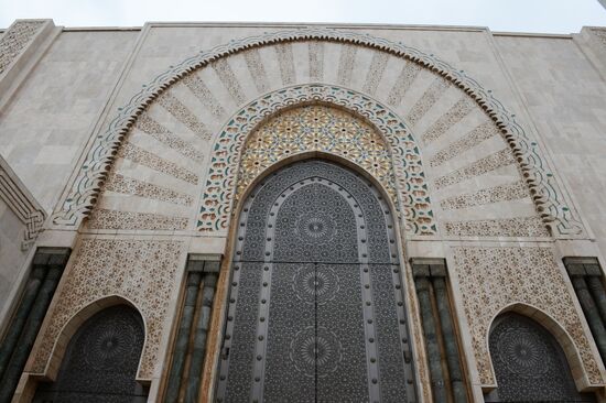 Mosque of Hasan II in Casablanca