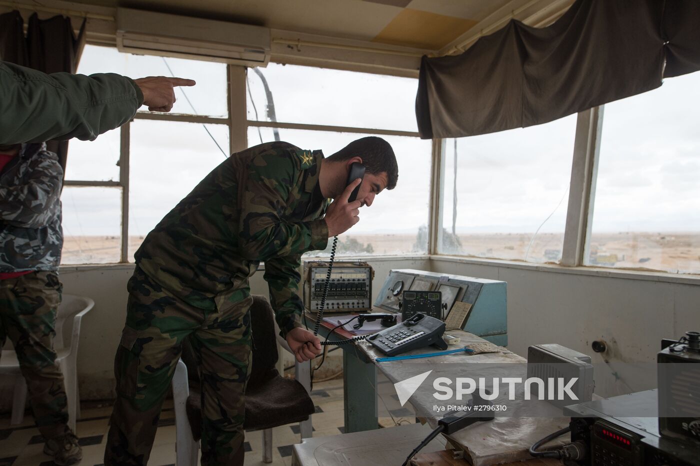 Syrian Air Force base in Homs province