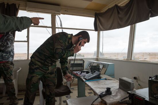 Syrian Air Force base in Homs province