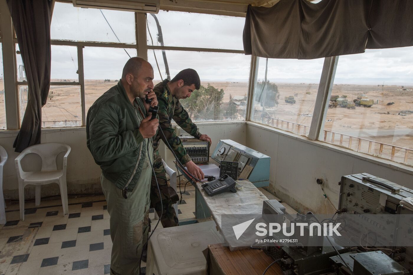 Syrian Air Force base in Homs province