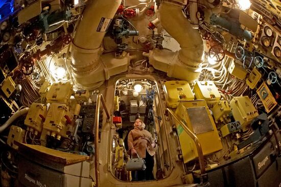 B-413 submarine at Museum of World Ocean in Kaliningrad
