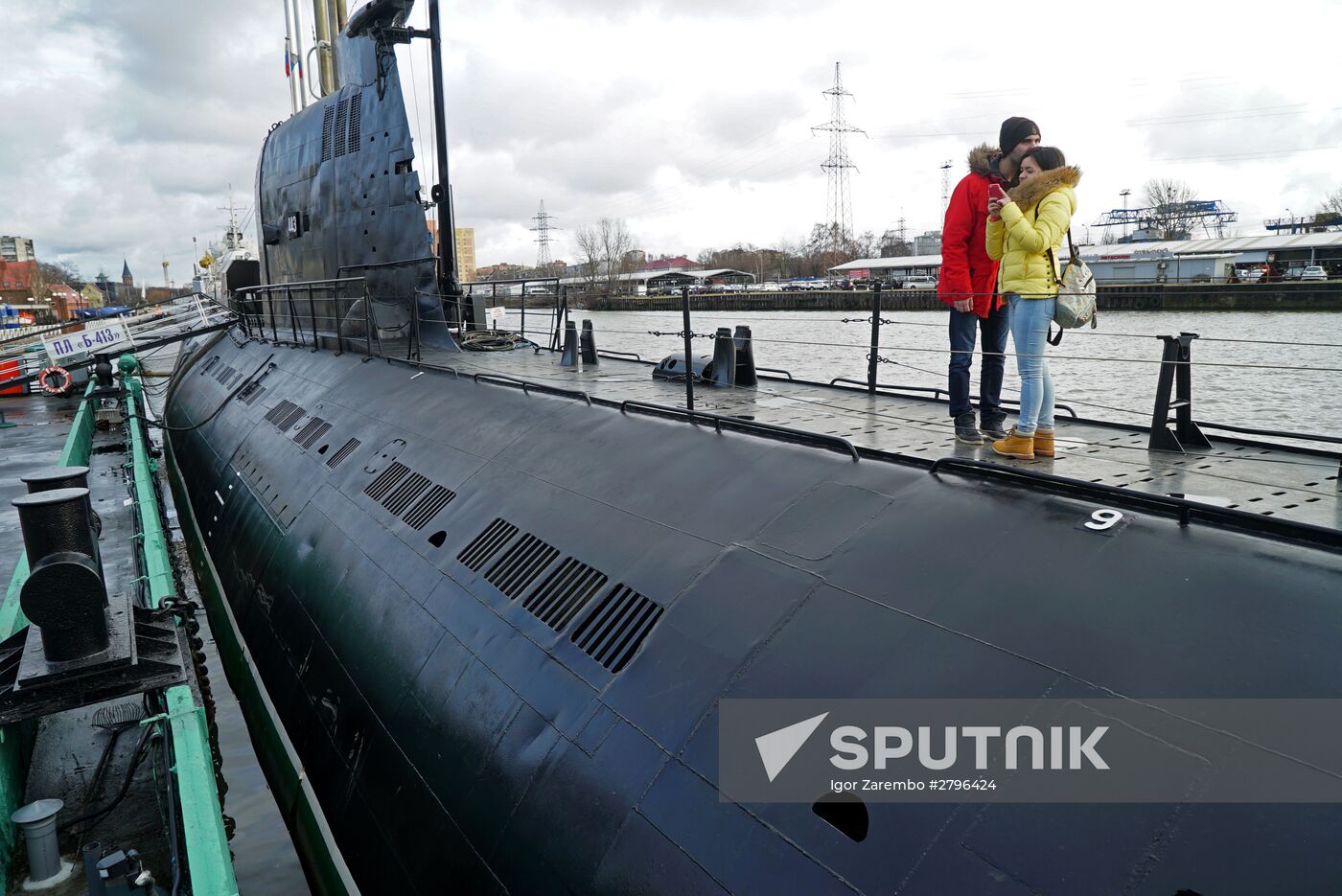 B-413 submarine at Museum of World Ocean in Kaliningrad