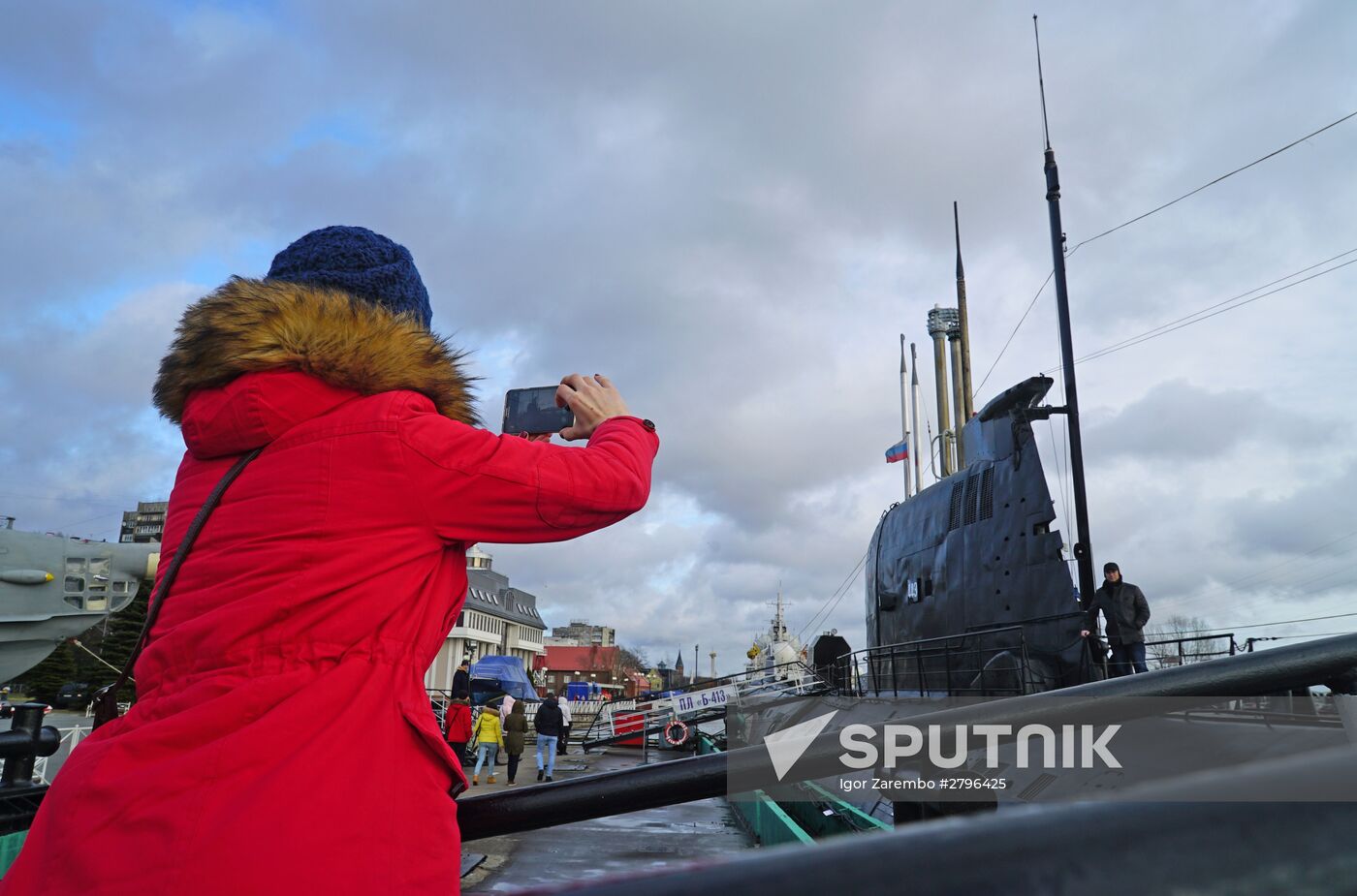 B-413 submarine at Museum of World Ocean in Kaliningrad