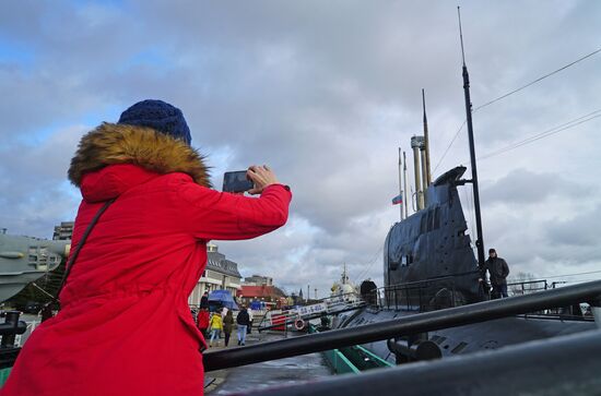 B-413 submarine at Museum of World Ocean in Kaliningrad