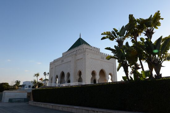 Mausoleum of Mohammed V in Rabat