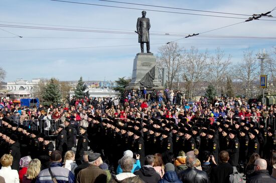 Defender of the Fatherland Day celebrated in Sevastopol
