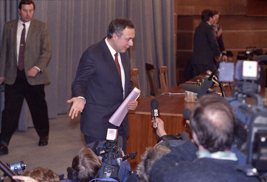 Russian foreign minister Kozyrev