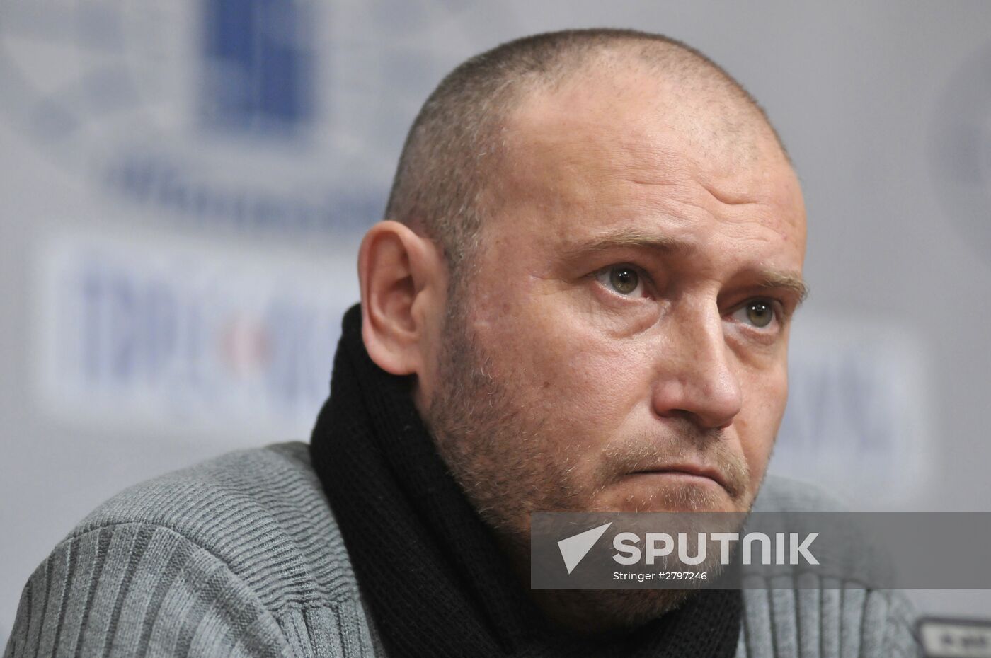 Right Sector Ex-Leader Dmitro Yarosh News Conference in Lvov