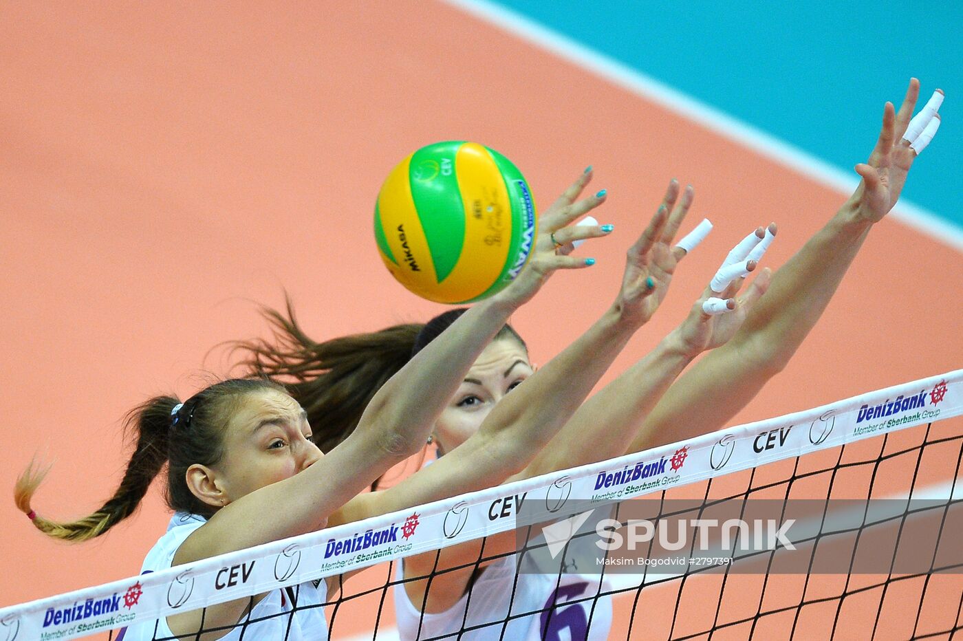CEV Women's Champions League. Dynamo-Kazan vs. Uralochka-NTMK