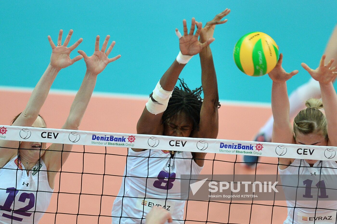 CEV Women's Champions League. Dynamo-Kazan vs. Uralochka-NTMK