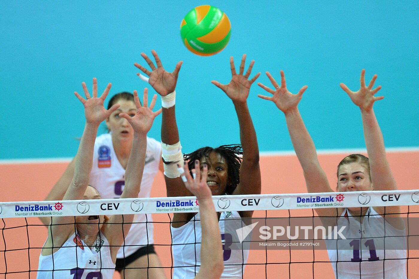 CEV Women's Champions League. Dynamo-Kazan vs. Uralochka-NTMK