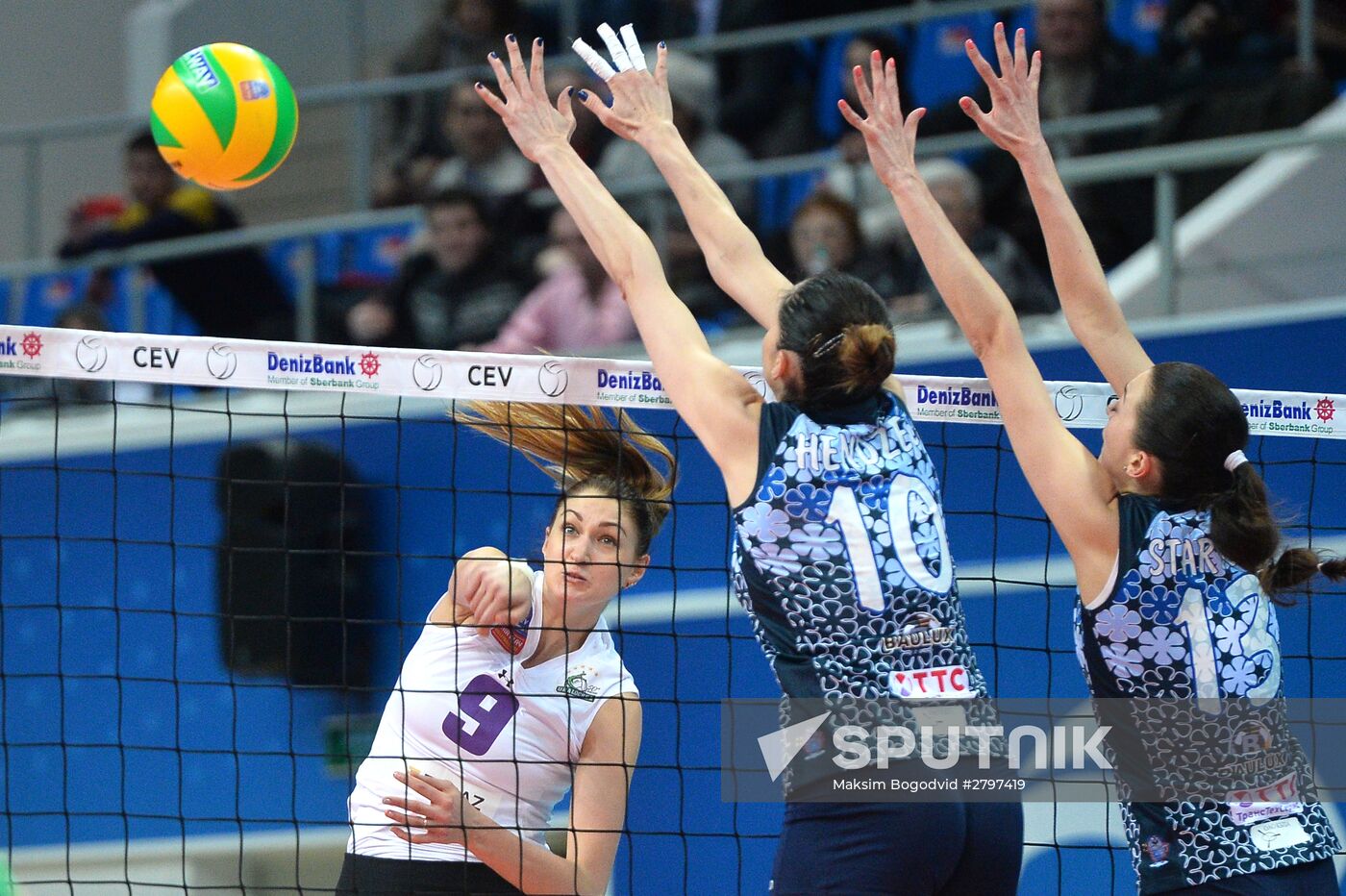 CEV Women's Champions League. Dynamo-Kazan vs. Uralochka-NTMK