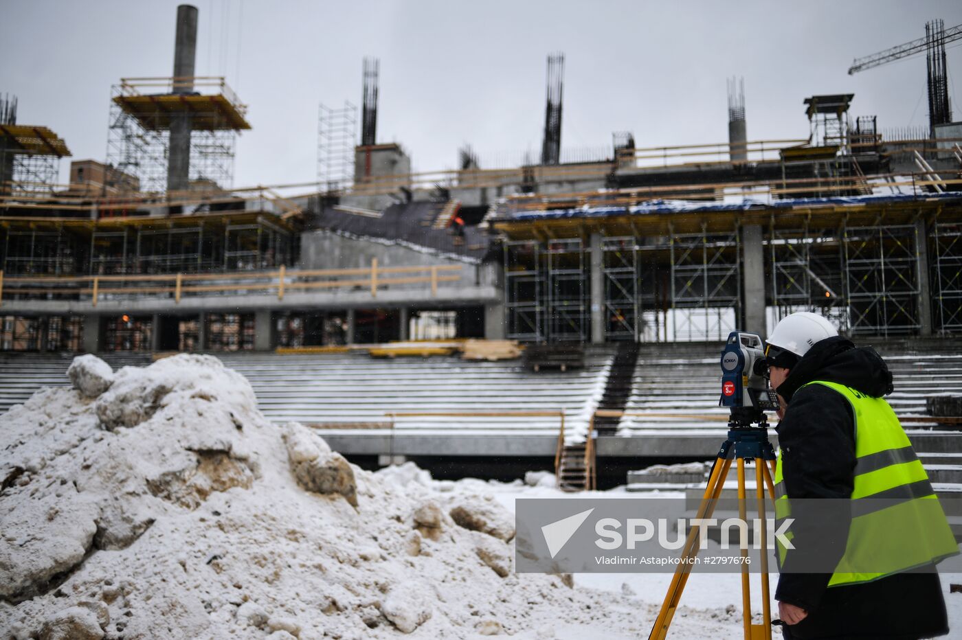 Dynamo Stadium construction