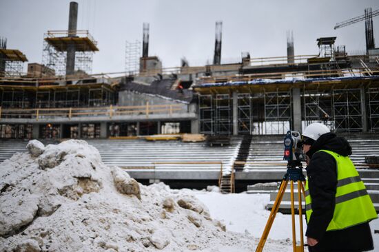 Dynamo Stadium construction