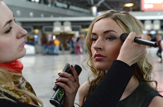 City dancing event "Dance, Moscow!" in Vnukovo airport