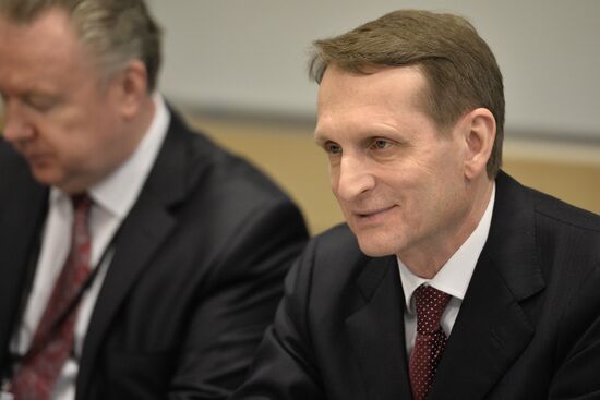 Russian State Duma Speaker Sergei Naryshkin visits Austria