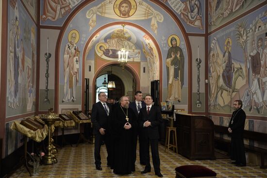 Russian State Duma Speaker Sergei Naryshkin visits Austria