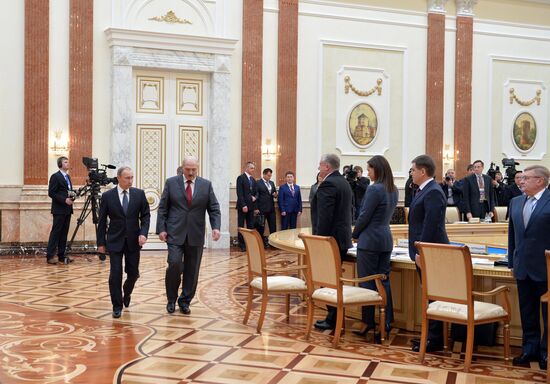 Meeting of Supreme State Council of Union State of Russia and Belarus