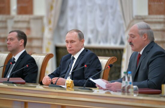 Meeting of Supreme State Council of Union State of Russia and Belarus