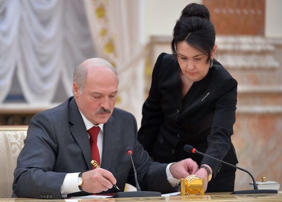 Meeting of Supreme State Council of Union State of Russia and Belarus