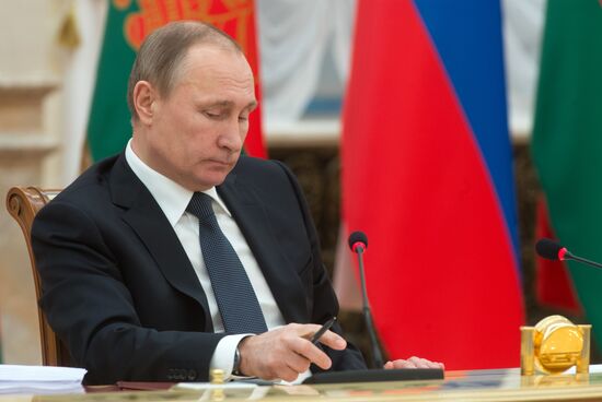 Meeting of Supreme State Council of Union State of Russia and Belarus