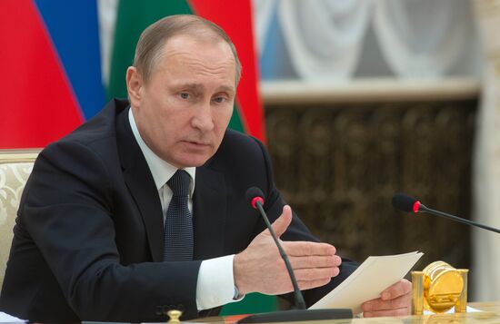Meeting of Supreme State Council of Union State of Russia and Belarus