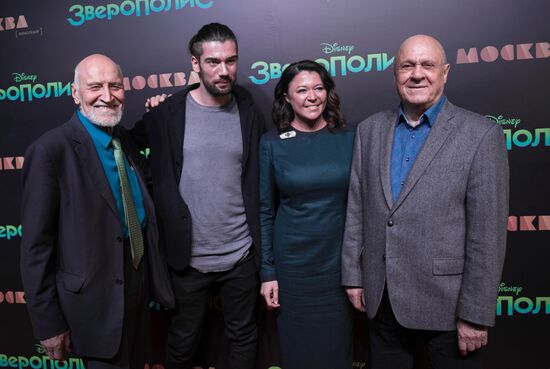 Premiere of Zveropolis cartoon