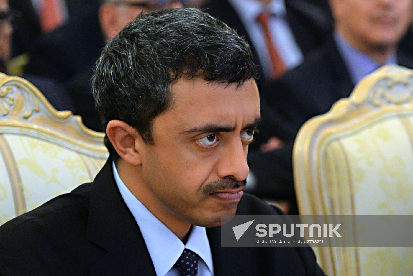 Foreign Minister Sergei Lavrov attends the third session of the Russian-Arab Cooperation Forum