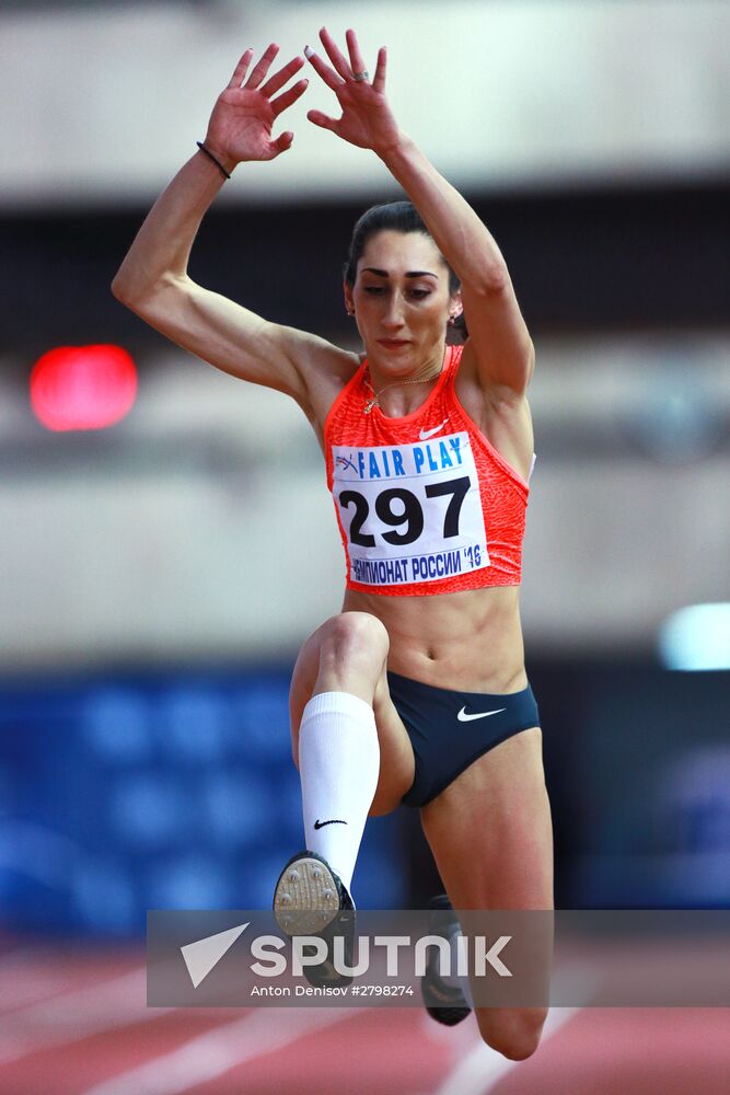 Russian Indoor Track and Field Championships. Day three