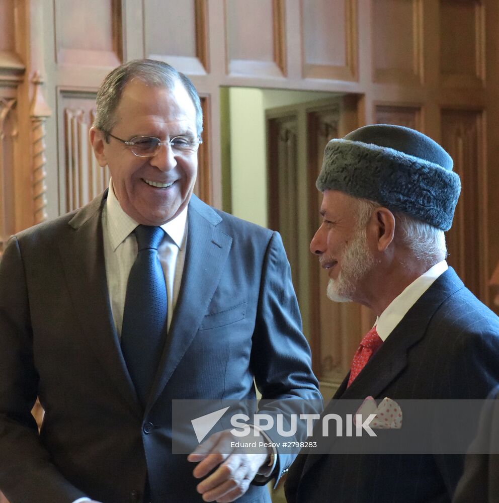Foreign Minister Sergei Lavrov attends the third session of the Russian-Arab Cooperation Forum