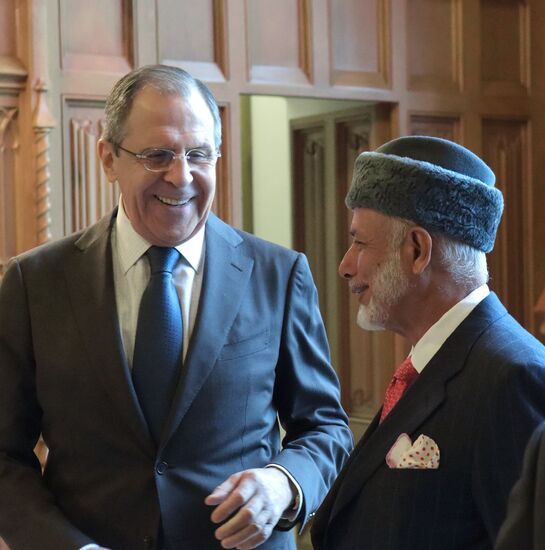 Foreign Minister Sergei Lavrov attends the third session of the Russian-Arab Cooperation Forum