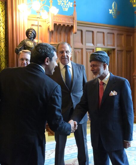 Foreign Minister Sergei Lavrov attends the third session of the Russian-Arab Cooperation Forum