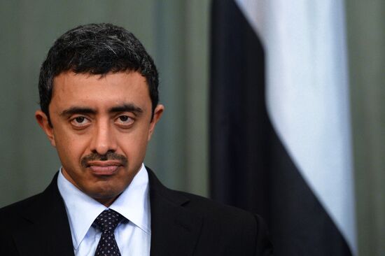 Foreign Minister Sergei Lavrov attends the third session of the Russian-Arab Cooperation Forum