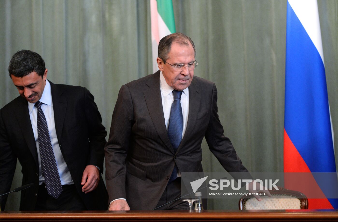 Foreign Minister Sergei Lavrov attends the third session of the Russian-Arab Cooperation Forum